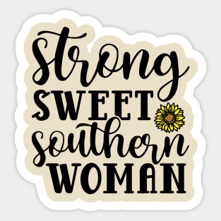 Strong Sweet Southern Woman Sticker